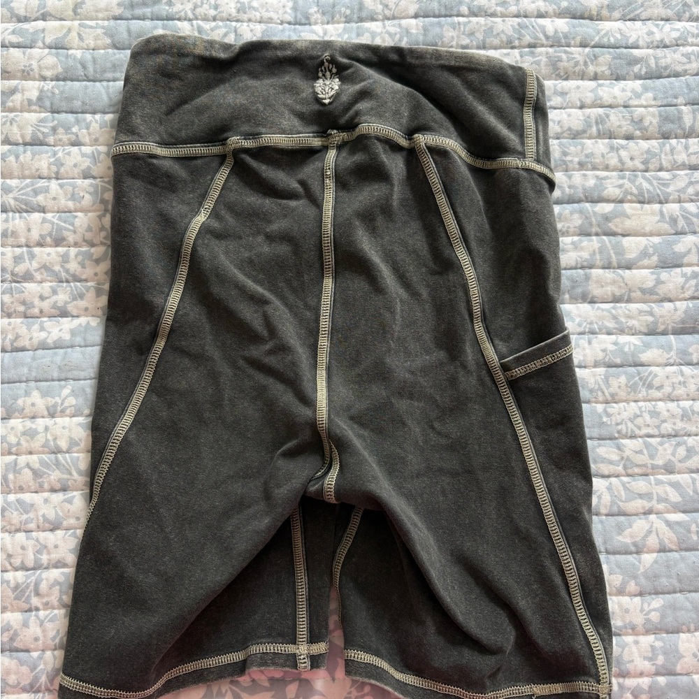 Free People Movement Gray Shorts - Picture 2 of 3